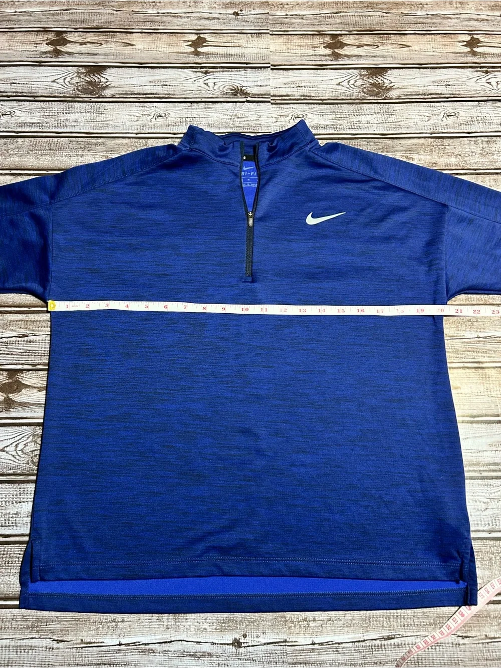Nike Men's Royal Blue Quarter-Zip Performance Pullover